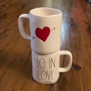 Rae dunn so in love double sided mug